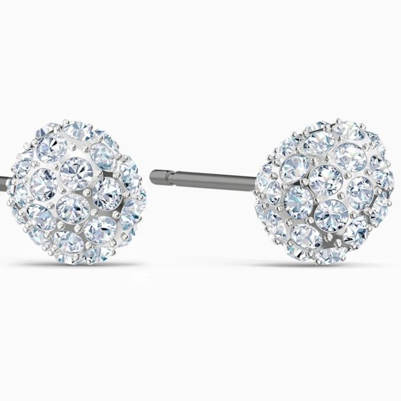 Swarovski Jewelry - Swarovski Silver/White Stud Earrings